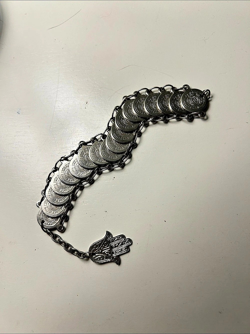 Silver-Tone Pendant Bracelet